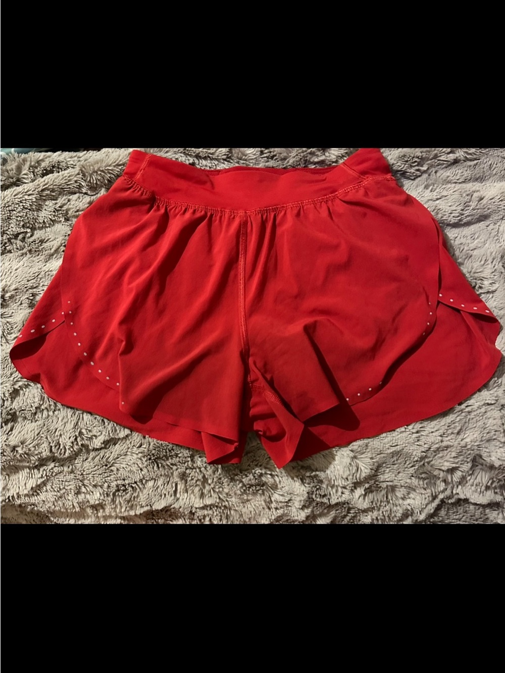 lululemon athletica Red Athletic Flow Shorts
